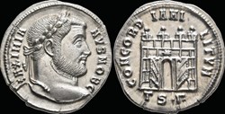 Galerius, Argenteus
