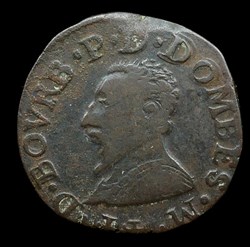 François II de Montpensier (1582-1592), Double tournois type 3 - 1584