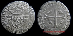 Francois II de Montpensier (1582-1592), Douzain - 1587