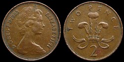 Elizabeth II (1952-2022) - two pence