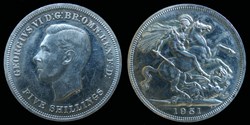 George VI (1936-1952) - "festival of Britain" crown