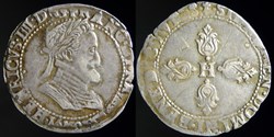 Henri IV (1589-1610) - Demi Franc 1601 M