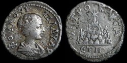 Plautilla, Provincial - Caesaraea drachm