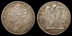 Constitution - Demi écu de trois livres 1792 A
