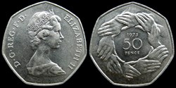 Elizabeth II (1952-2022) - 50 pence