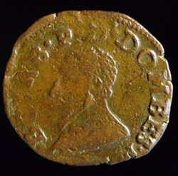 François II de Montpensier (1582-1592), Double tournois type 3 - 1585