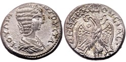 Julia Domna, tetradrachme - Emèse