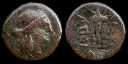 Smyrna, Ionia, AE13. ca 3rd century BC - 0012
