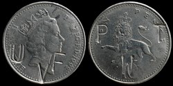 Royaume uni - 10 pence "UVF"