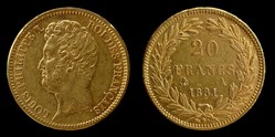 Louis-Philippe I° (1830-1848) - 20 francs or 1831 A