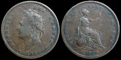 George IV (1820-1830) - penny