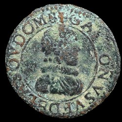 Gaston d'Orleans (1627-1650), Double Tournois type 7 - 1631