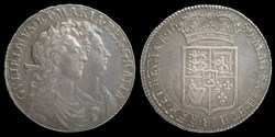 William & Mary (1688-1694)- halfcrown