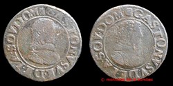 Gaston d'Orleans (1627-1650), Double Tournois type 8 -  SD