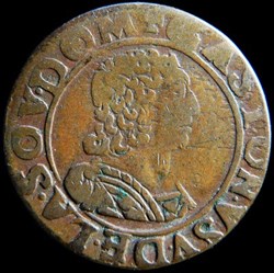 Gaston d'Orleans (1627-1650), Double Tournois type 12 - 1639