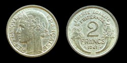 Etat français (1940-1944) - 2 francs 1941
