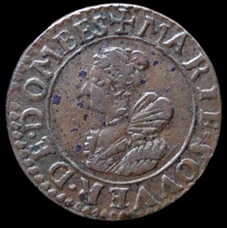 Marie de Montpensier (1608-1627), Double Tournois type 5 - 1623