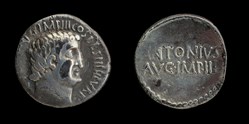 Marcus Antonius, Fourree denarius