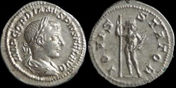 Gordian III, Denarius - Iovis Stator
