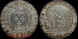 1636 - Gaston d'Orleans (1627-1650), Jeton, argent