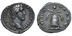 Antoninus Pius AR Denarius, Annona