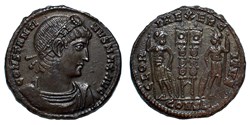 Constantine I AE Nummus, Gloria Exercitvs