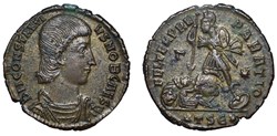 Constantius Gallus AE Centenionalis, Falling Horseman