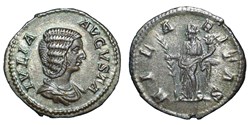 Julia Domna AR Denarius, Hilaritas