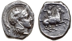 Pharsalos, Thessaly AR Drachm