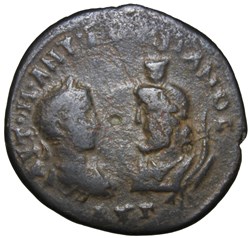 Pentassaria Gordien et Sarapis Zeus