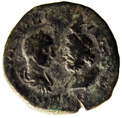 Pentassarie theos megas a cheval