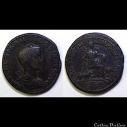 Première émission Gordien AE 33 Cibele