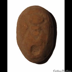 Cauri nez de fournis en terre cuite du Royaume de Chu 350-255 ACN
