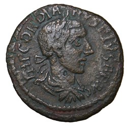Diassaria Gordien lauré, apollon