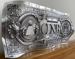 One Dollar Aluminium Sculpture 2021