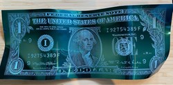 One Dollar green Aluminium