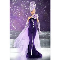 2002 - SKU # 53865 - STERLING SILVER ROSE BARBIE DOLL