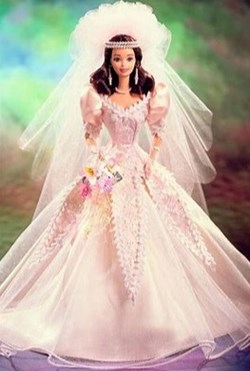 1997 - SKU # 16962 - BLUSHING ORCHID BRIDE BARBIE DOLL