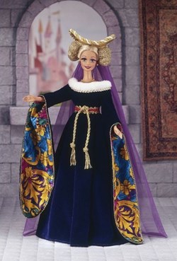 1995 - SKU # 12791 - MEDIEVAL LADY BARBIE DOLL