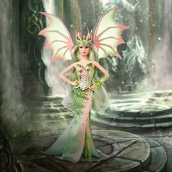 x2020 - BARBIE DRAGON EMPRESS DOLL - SKU GHT44