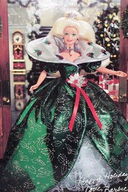 x1995 - HAPPY HOLIDAYS 1995 BARBIE DOLL - SKU 14123