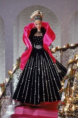 1998 - SKU # 20200 - HAPPY HOLIDAYS 1998 BARBIE DOLL