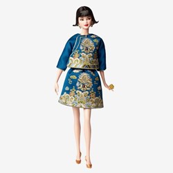 x2023 - 2023 BARBIE LUNAR NEW YEAR DOLL DESIGNED BY GUO PEI - SKU HJX03