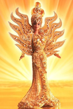 1995 - SKU # 14056 - GODDESS OF THE SUN  BARBIE DOLL