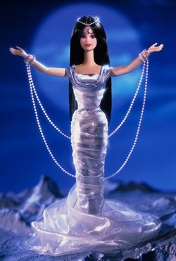 2000 - SKU # 27689 - MIDNIGHT MOON PRINCESS BARBIE DOLL