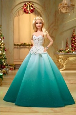 x2016 - HOLIDAY BARBIE 2016 DOLL - SKU DGX98