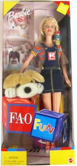 1999 - SKU # 24943 - FAO FUN BARBIE DOLL
