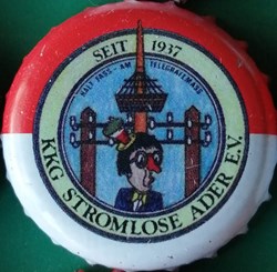 GILDEN KOLSCH rouge Blanche série karneval 2015 homme nez rouge poteaux Allemagne