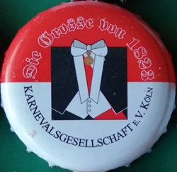 GILDEN KOLSCH rouge Blanche série karneval 2015 costume Allemagne