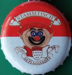 GILDEN KOLSCH rouge Blanche série karneval 2015 clown Stammtisch Allemagne